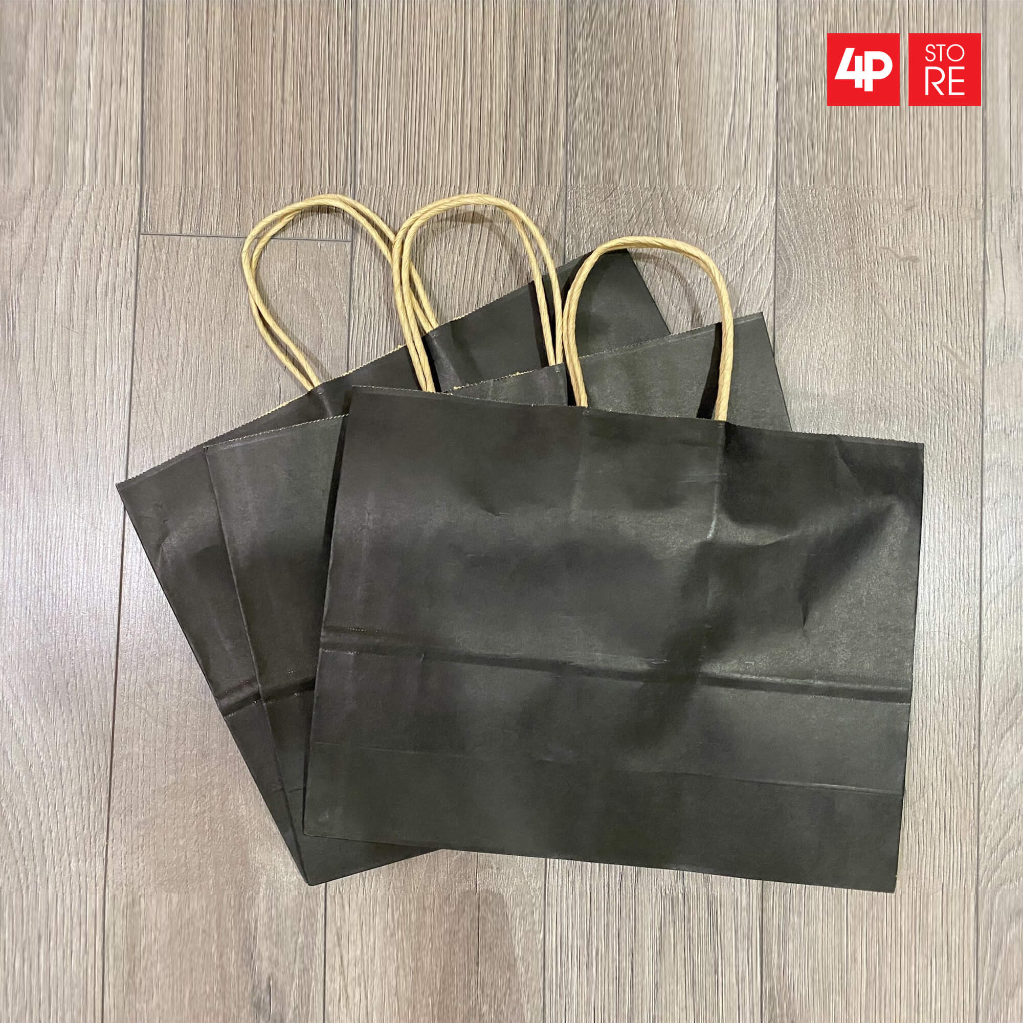 01 TÚI KRAFT ĐEN 120GSM - NHIỀU SIZE