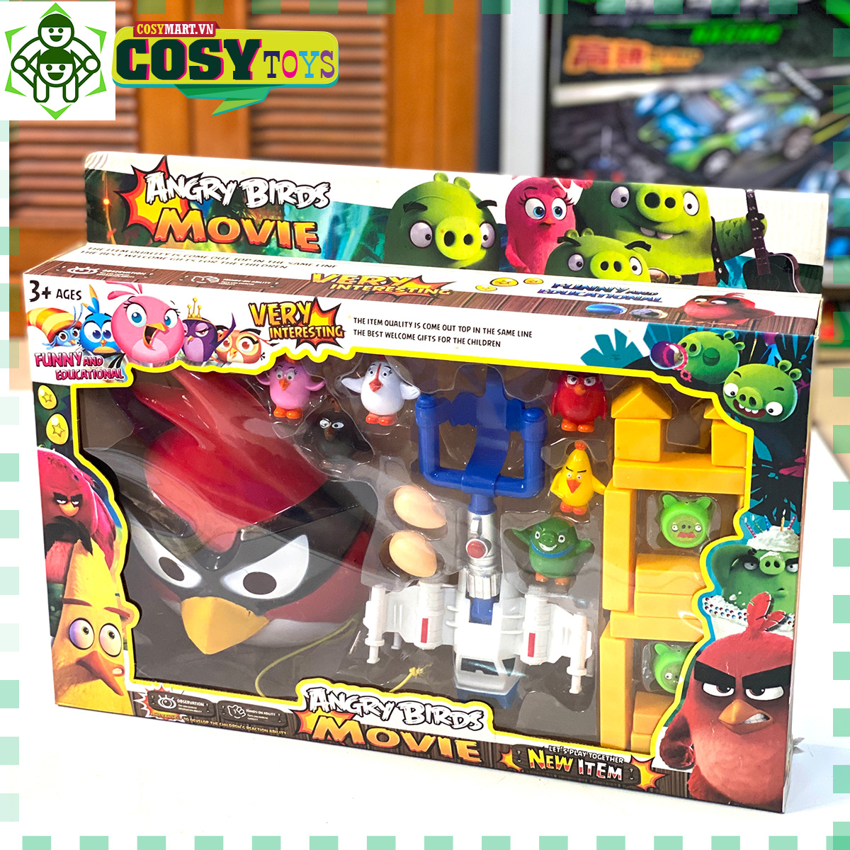 Hộp đồ chơi bắn chim Angry Bird