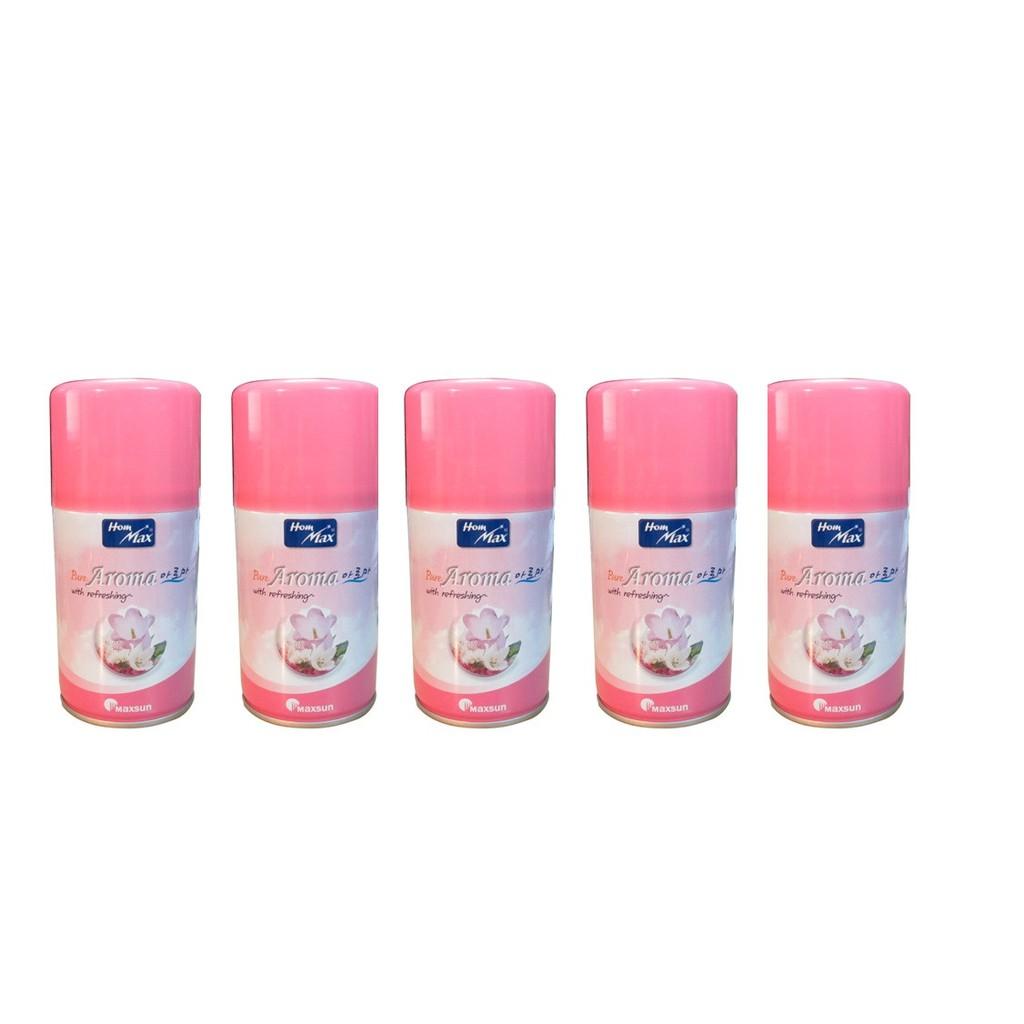 Combo 10 bình nước hoa xịt phòng Aroma Hommax Hàn Quốc (Dùng cho các loại máy xịt phòng tự động)