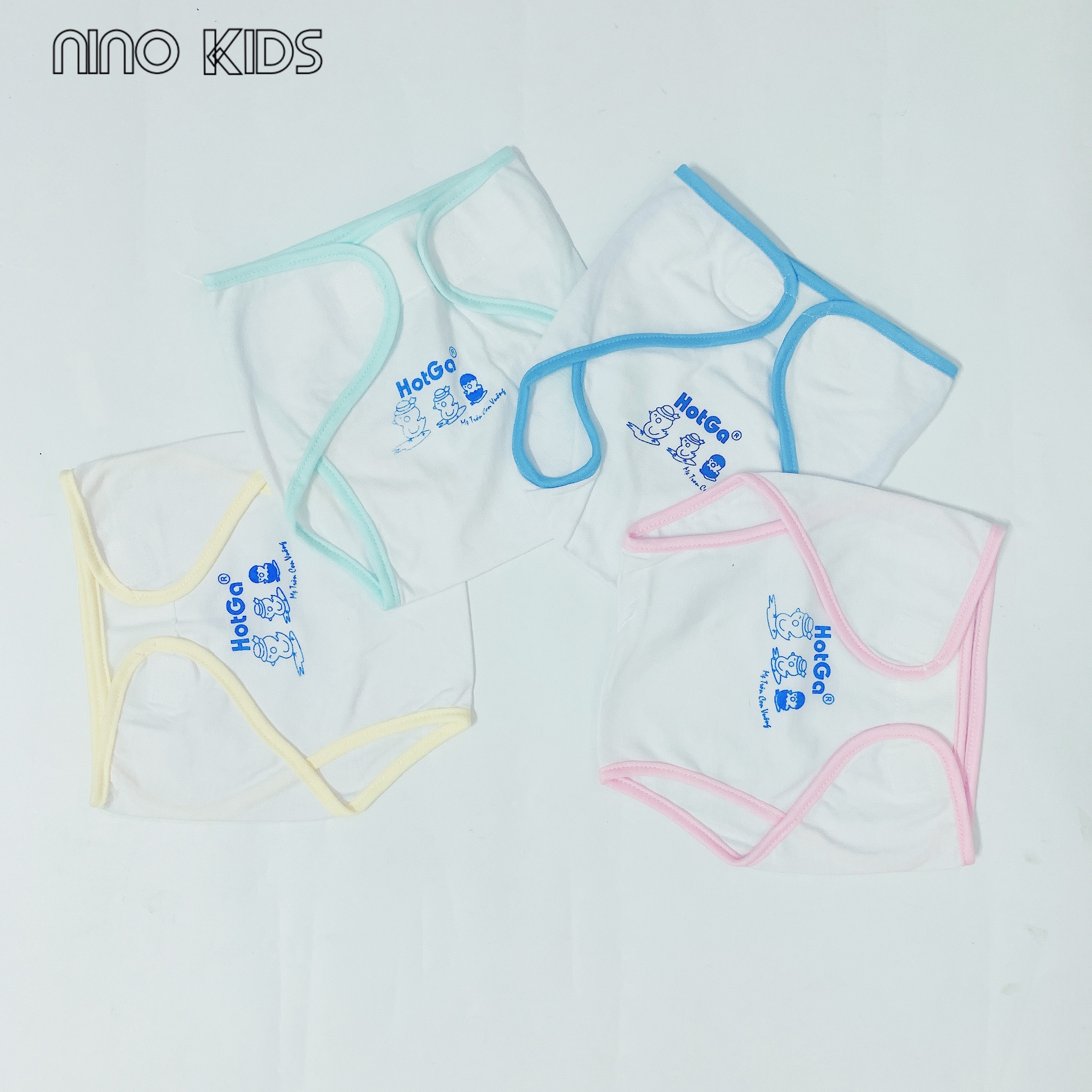 Combo 5 Tã Dán Vải Cho Bé Sơ Sinh Dán Cao Cấp Hotga (1 bịch 5 cái) Size 1/2/3/4