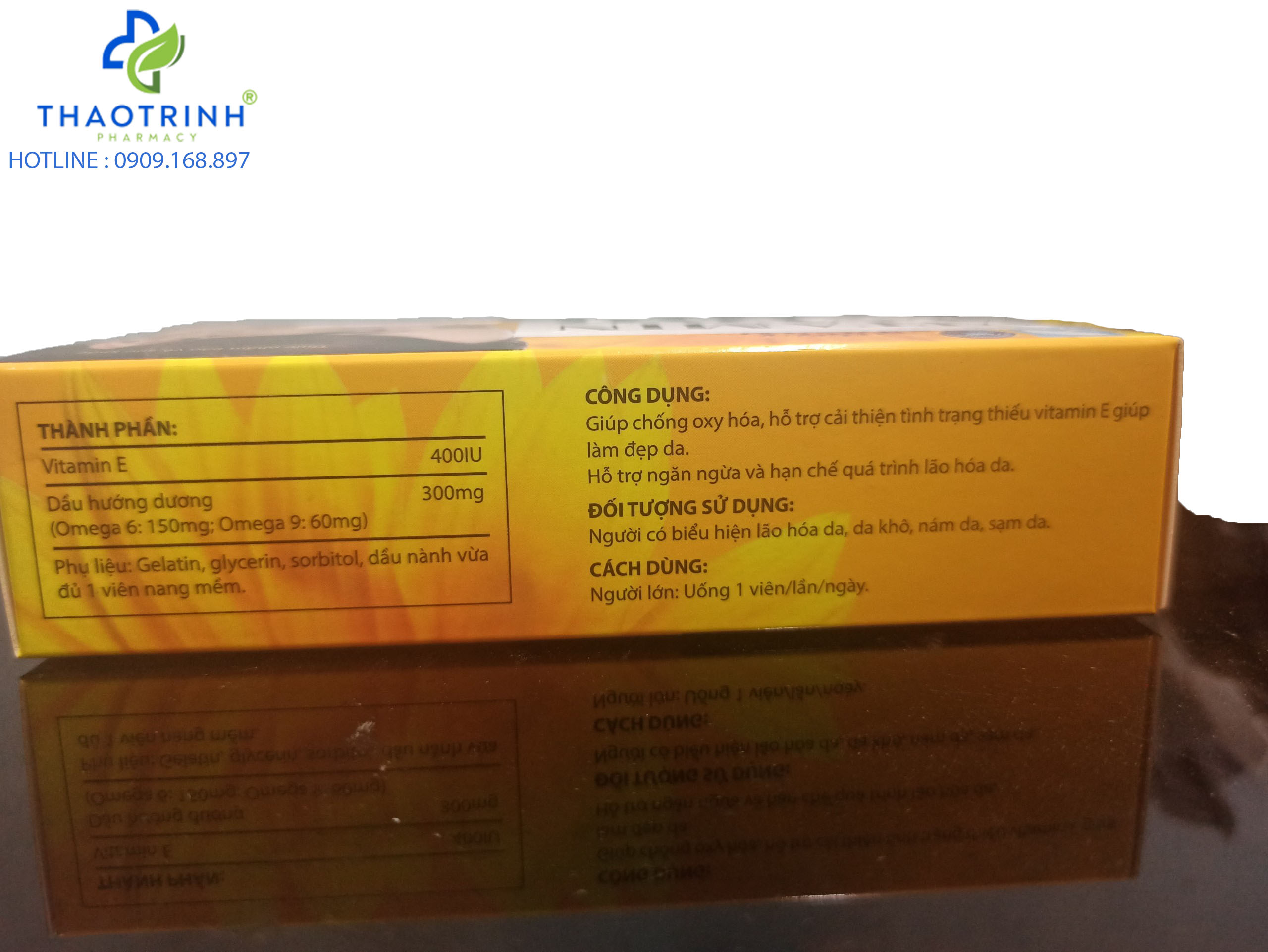 [HCM]Thực phẩm chức năng Chăm sóc da Vitamin E400