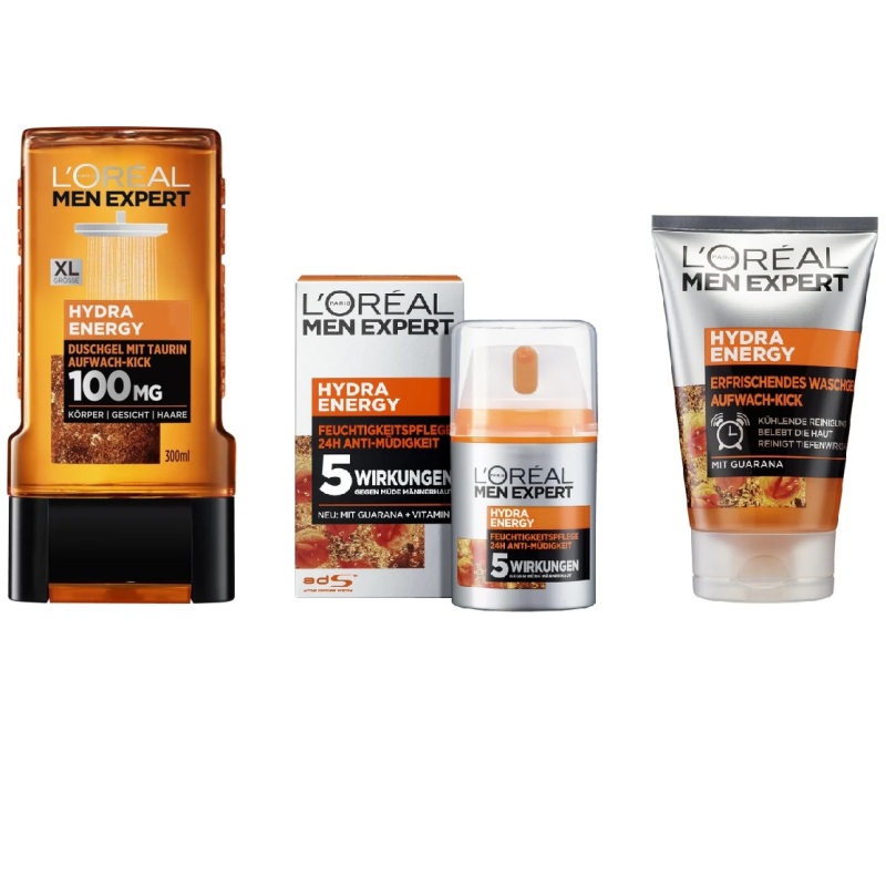 Bộ chăm sóc da toàn diện cho nam giới Loreal Hydra Enegry - Đức