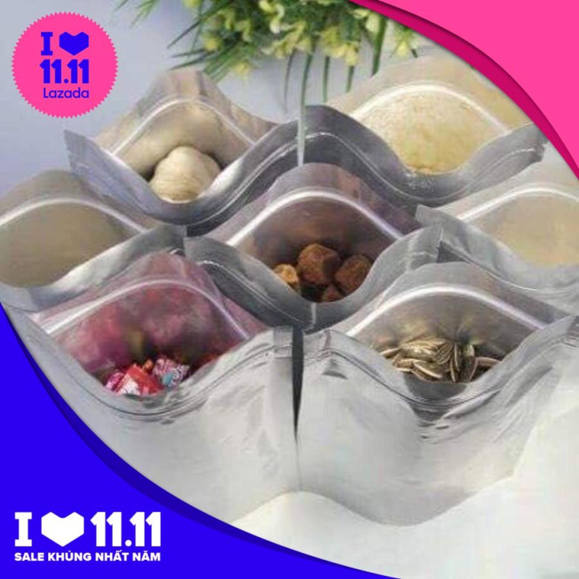 1KG TÚI ZIP BẠC ( TÚI ZIPPER ĐÁY ĐỨNG TÚI TRÀ SỮA) - BAO BÌ KHẢ ANH