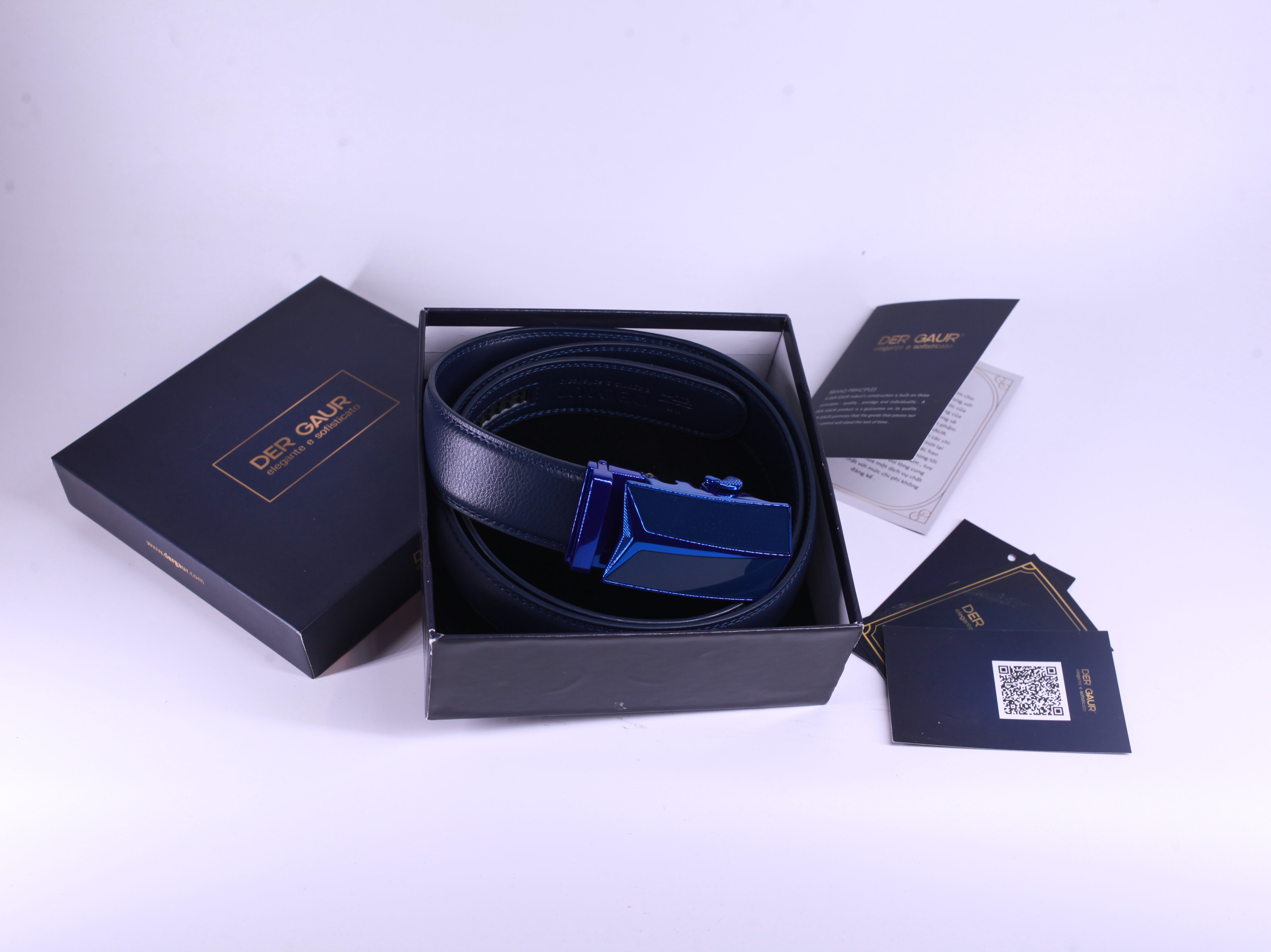 Thắt lưng da cao cấp Der Gaur DGL161 - BLU