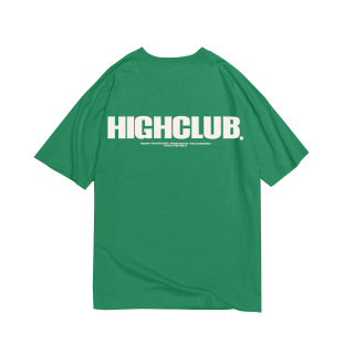 HIGHCLUB Basic Tee - Green White thumbnail