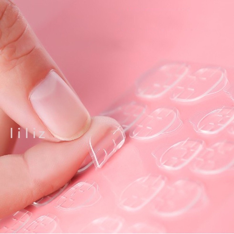 Miếng dán móng tay silicon tạm thời tấm 12, 24 miếng nhỏ cebinails