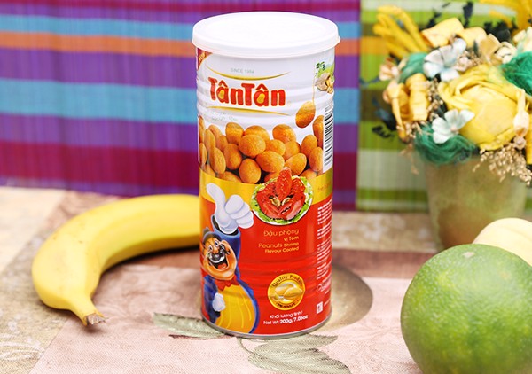 Đậu phộng vị tôm Tân Tân lon 200g