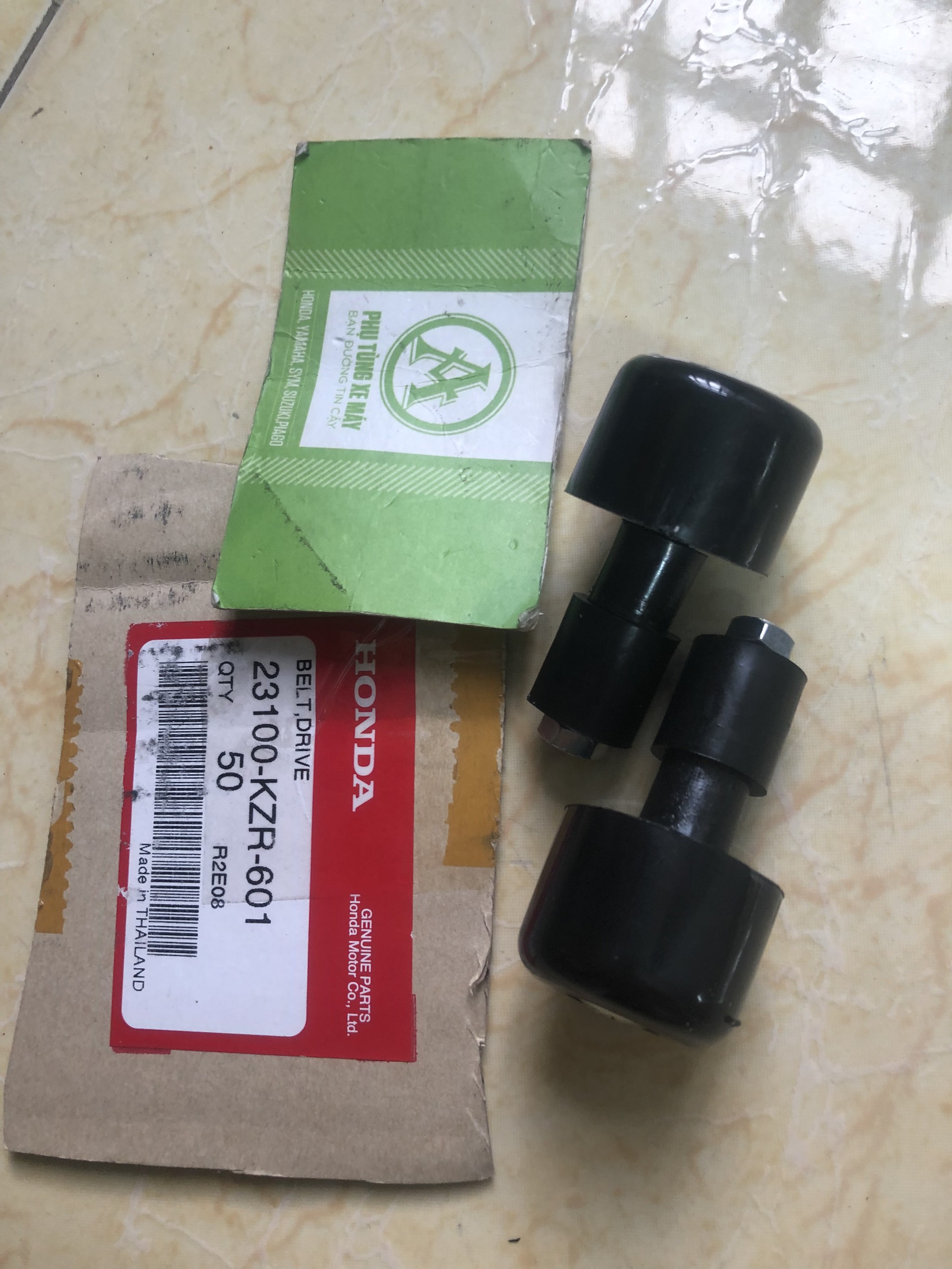 Cục gù tay lái xe Wave đen 1 cặp dài / ngắn