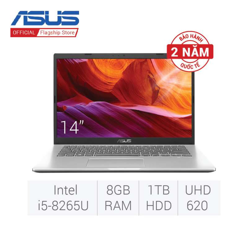ASUS Laptop X409FA-EK138T ( i5-8265U/8GD4/1T5) 14inch - màu BẠC