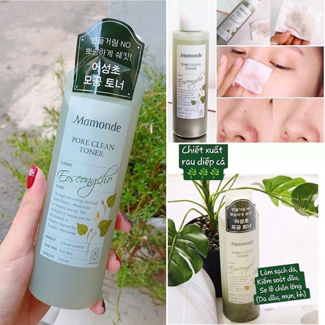 Nước Hoa hồng Toner Mamonde 250Ml