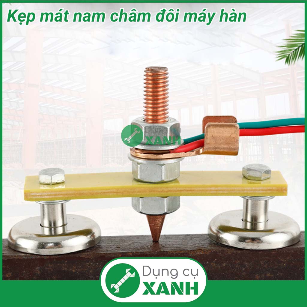 Kẹp mát nam châm đôi máy hàn