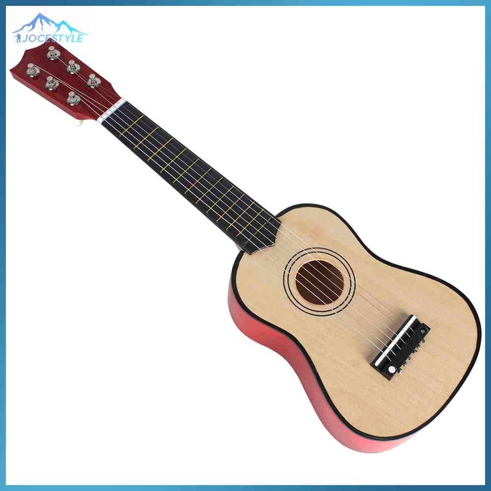 21 inch Portable Mini Guitar 6 Strings Ukulele Kids Beginners Learning Toy