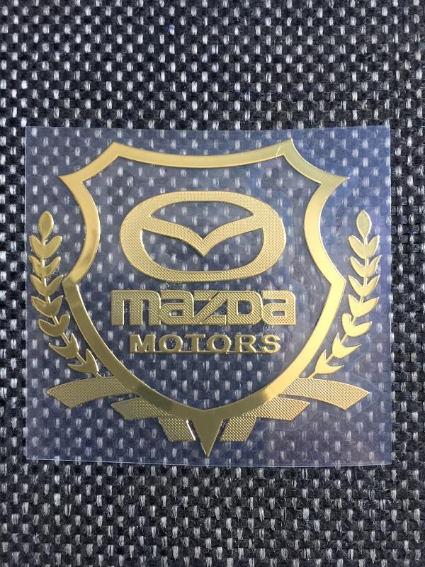 [HCM]Bộ 2 Logo Decal 3D dán xe ô tô (mazda)