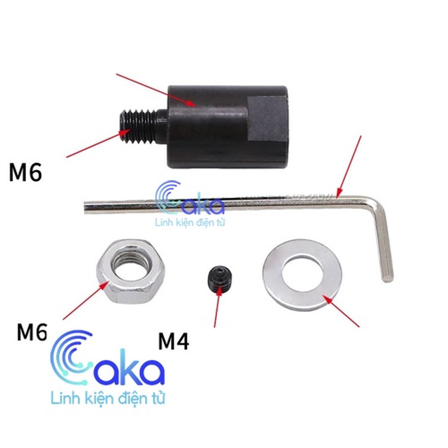 Trục kẹp lưỡi cắt motor 775 550