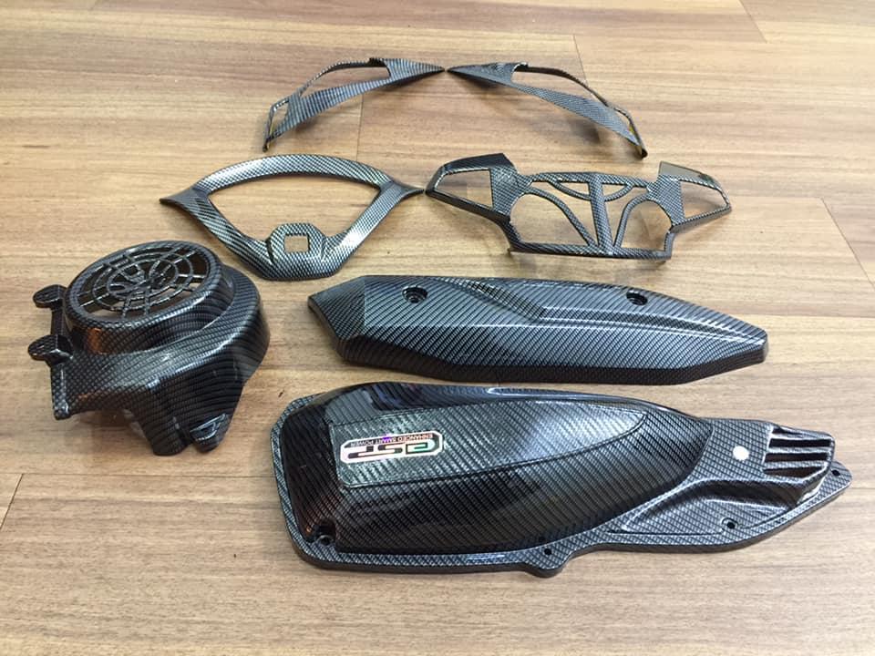 Bộ ốp carbon cho xe VISION 2014-2020