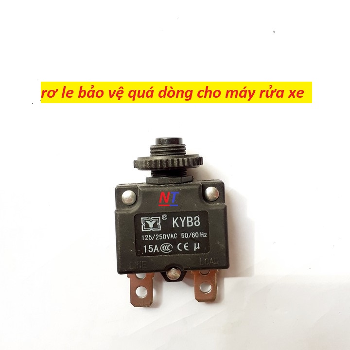 Rơ le tự ngắt dành cho máy rửa xe mini, rửa xe gia đình 15A
