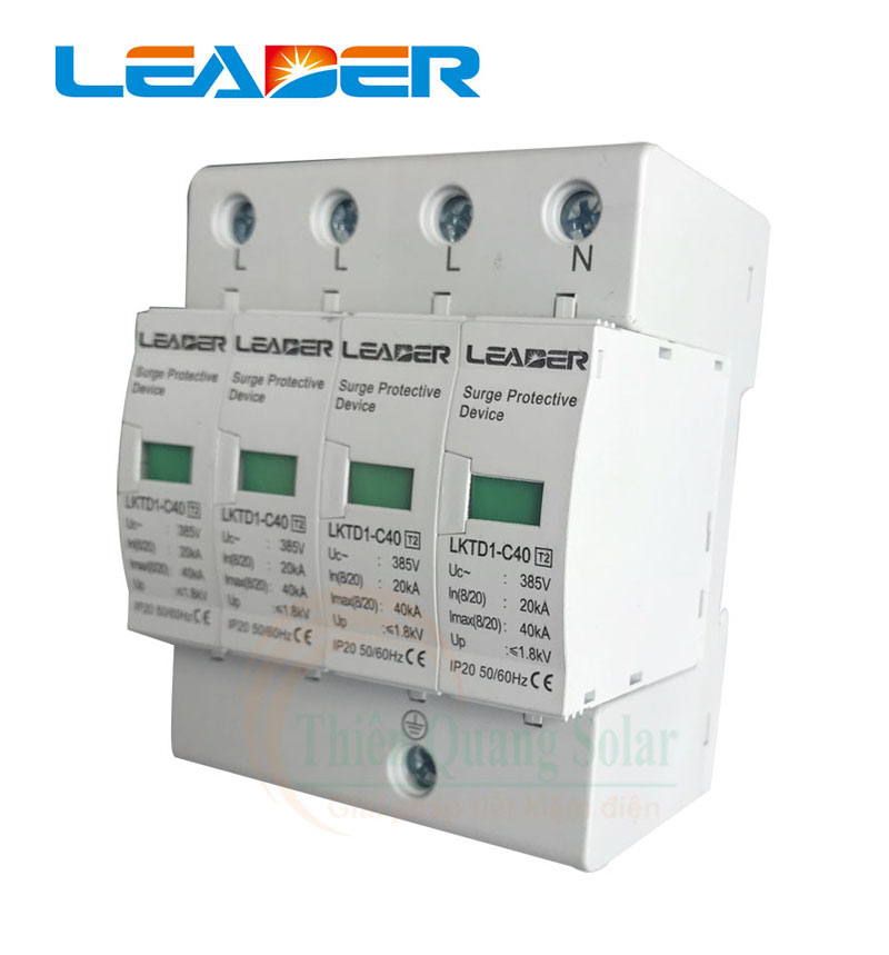 [HCM]Chống sét lan truyền AC LEADER 4P 385V