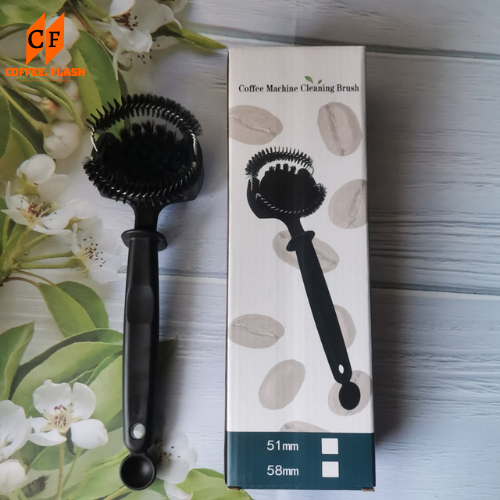 Chổi vệ sinh họng pha máy pha cà phê - Cọ vệ sinh họng pha máy pha cà phê (Mẫu full lông bàn chải họng pha)