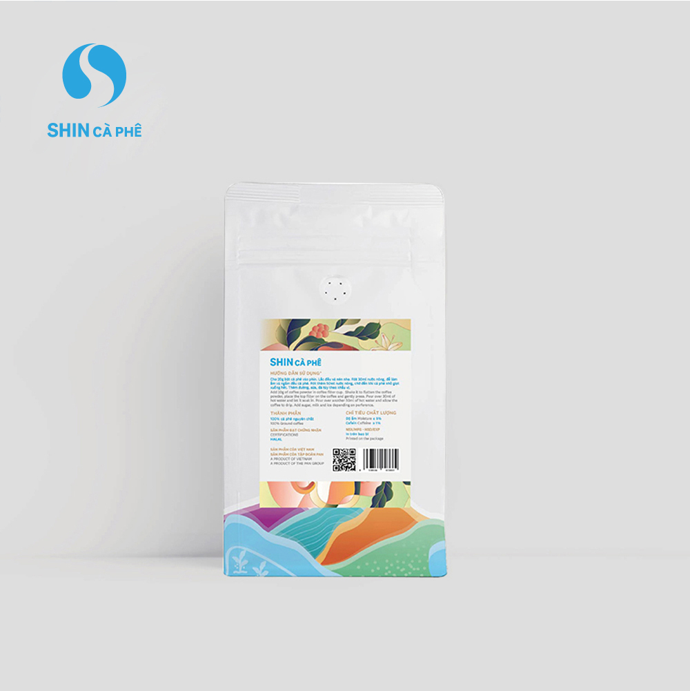 Cà phê phin truyền thống - SHIN Cà Phê - Cà phê pha phin - Gói 200g