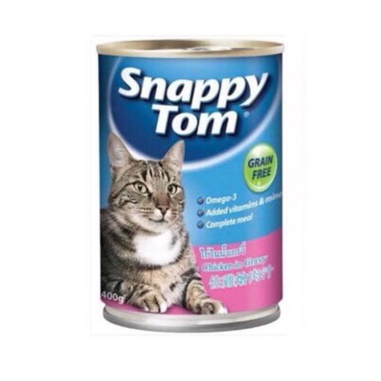Thức ăn Pate SNAPPY TOM cao cấp dành cho mèo - Lon 400g