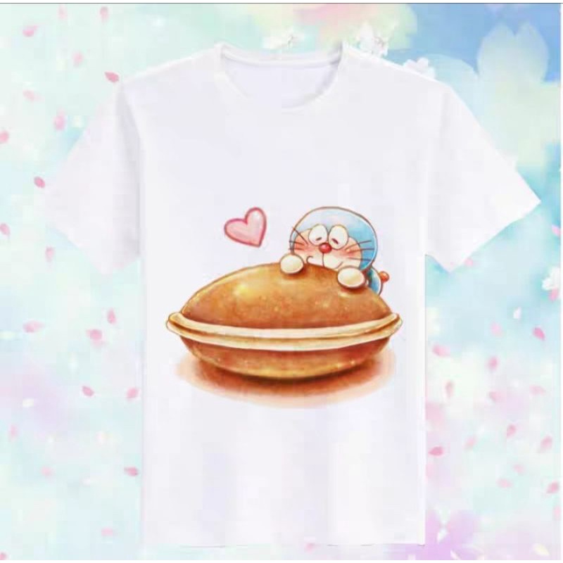 [NHIỀU MẪU] Áo Thun Tay Lửng Hoạt Hình DORAEMON Dễ Thương