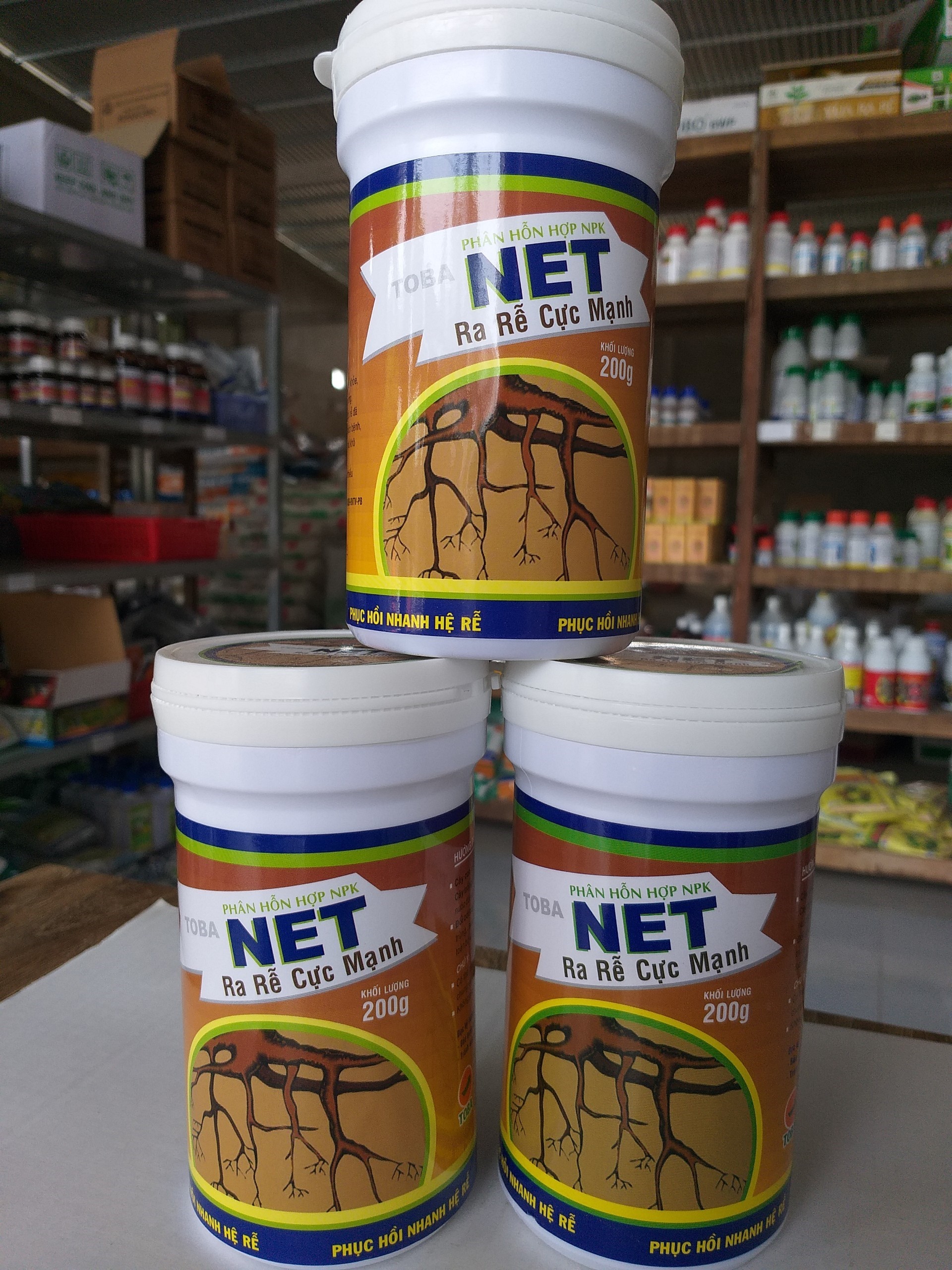 Phân bón hỗn hợp NPK TOBA NET - 200GR