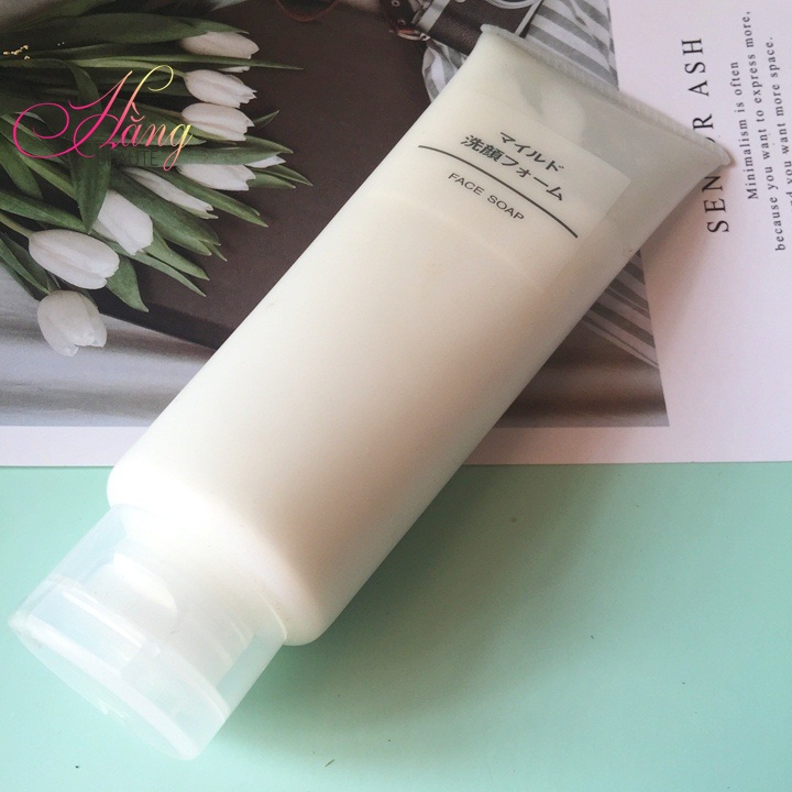 Sữa rửa mặt Muji Face Soap Moisture Nhật bản