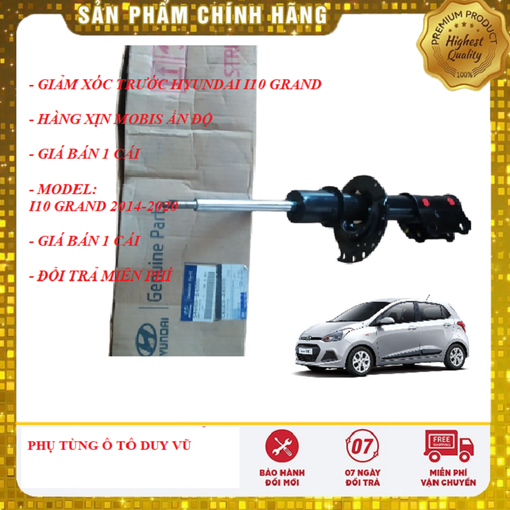 giảm xóc trước hyundai i10 grand hàng xịn, phuộc nhún trước i10 grand