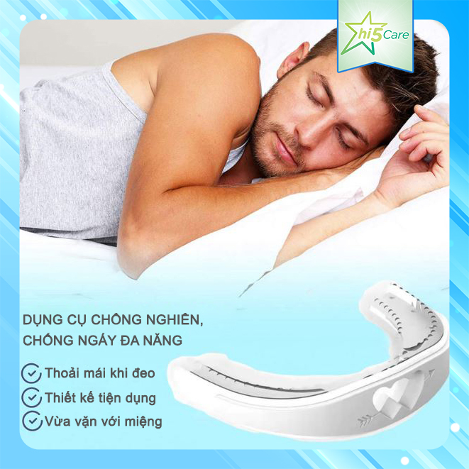 Dụng Cụ Bảo Vệ Răng Chống Nghiến Răng 2 Lớp  #30 - [HI5 CARE]