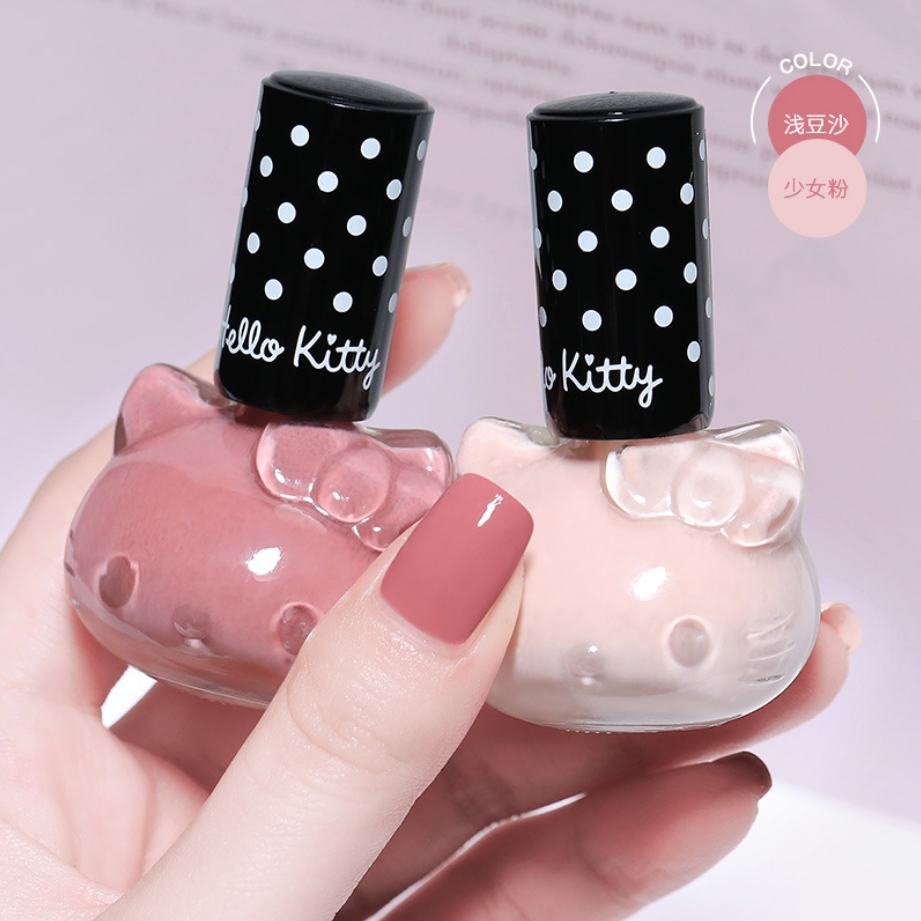 [HCM]Sơn móng tay mau khô Hello Kitty 12ml (sơn thường không hơ đèn)