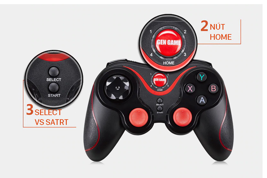 Tay Cầm Chơi Game Bluetooth Terios T3