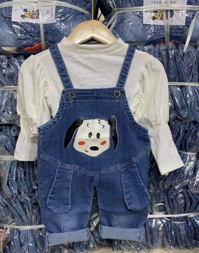 yếm jean cho bé trai, bé gái