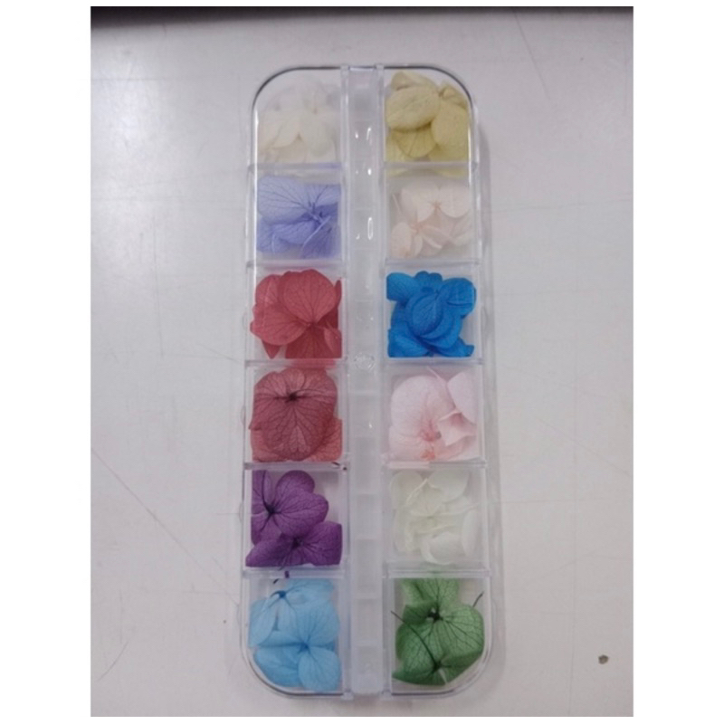 Set hoa khô nail 12 màu, hoa khô trang trí móng - Phụ kiện đồ nail Thanh Tuấn