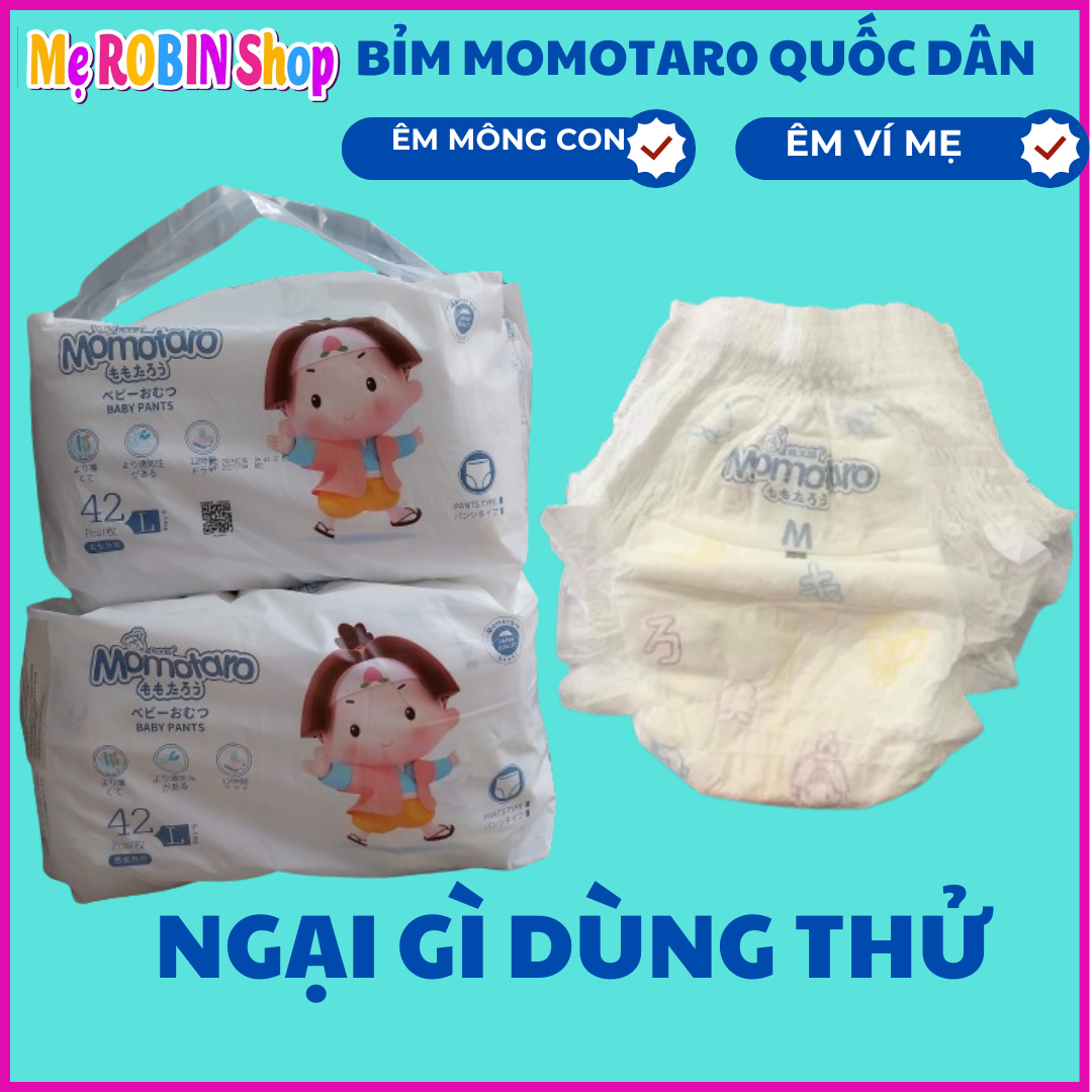 [Thử Là Ưng]Lẻ 1 Miếng Tả Bỉm MOMOTARO Xuất Nhật Đủ Size (Cam Kết Chính Hãng)