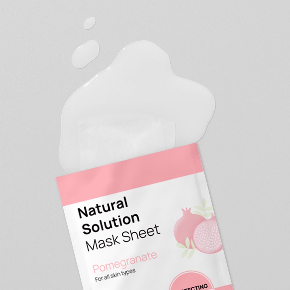 Mặt Nạ Giấy Freska Natural Solution Mask Sheet Pomegranate 25Ml