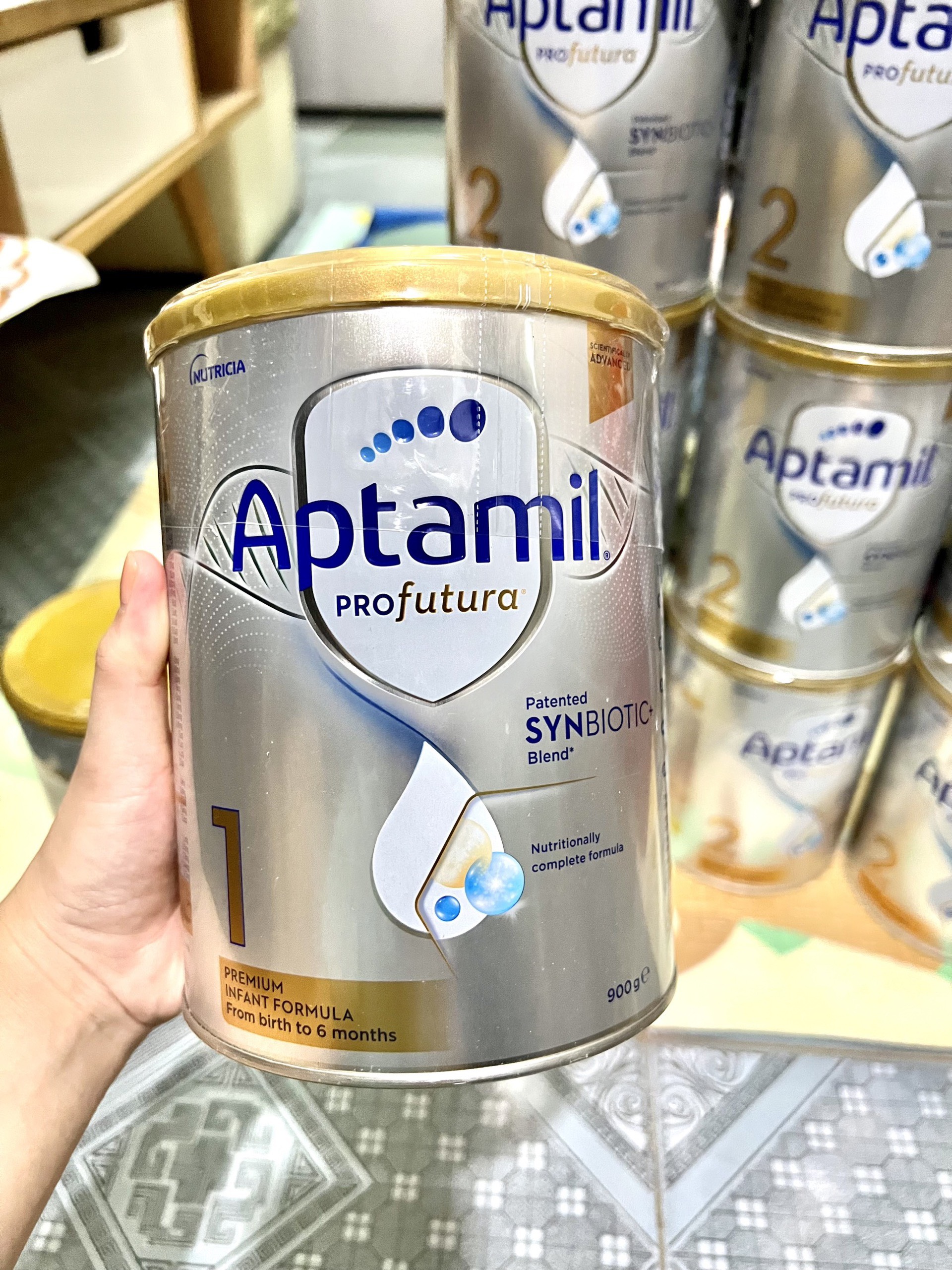 Sữa Aptamil Profutura Synbiotic Úc 900 gram [MẪU MỚI, DATE MỚI]