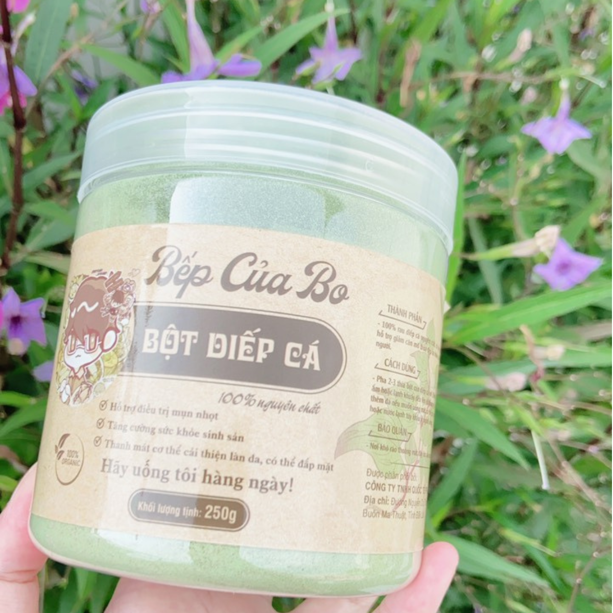 Bột Diếp Cá Nguyên Chất -  250g