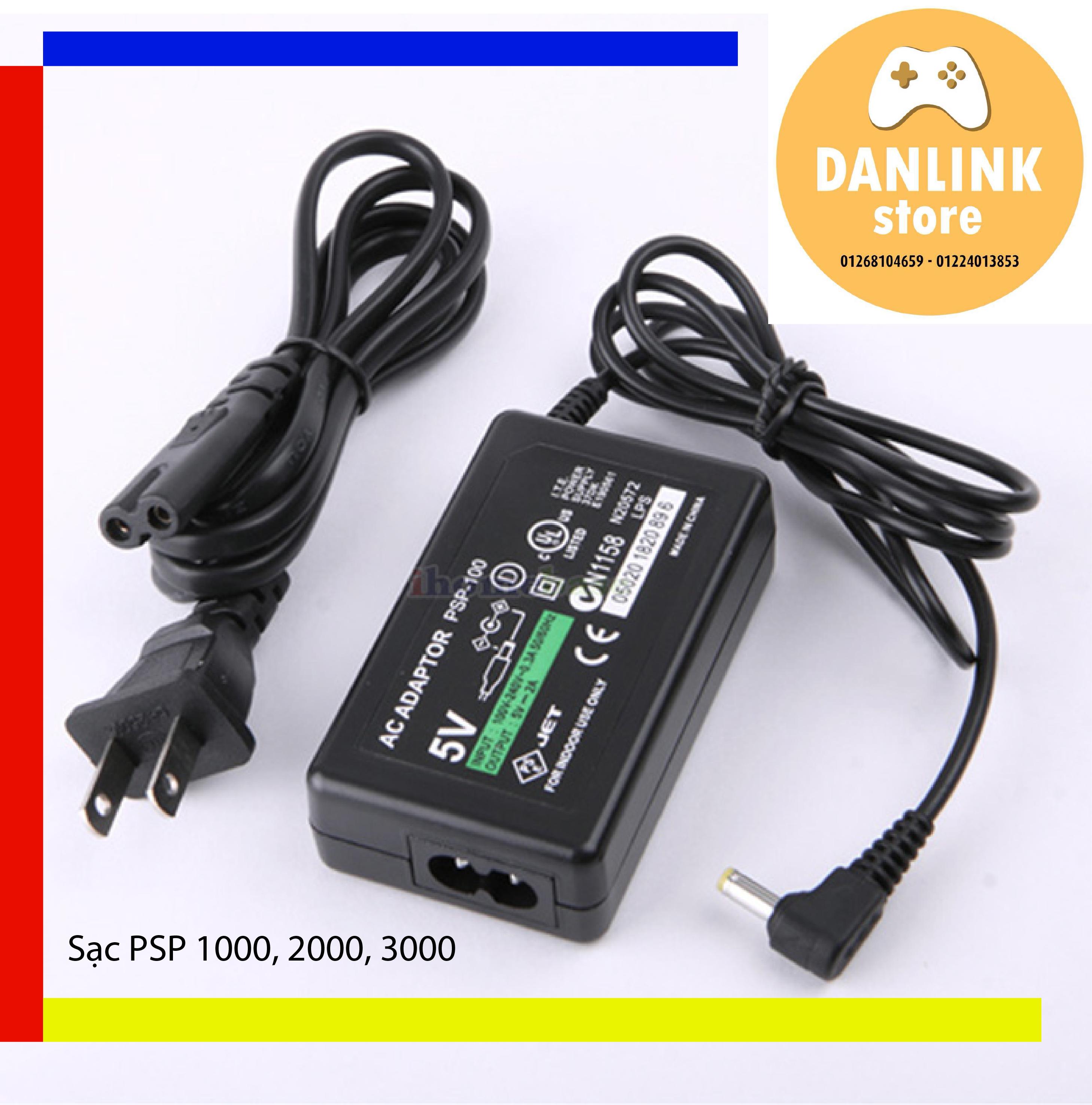Sạc psp 1000, 2000,3000 - loại tốt, giá mềm