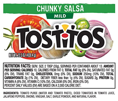 Sốt Tostitos Chunky Salsa MILD 439.4 gr- nhập khẩu Mỹ