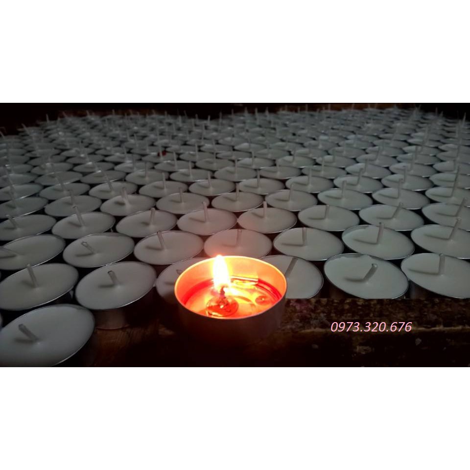 Nến Tealight Trắng - Hộp 100 Viên
