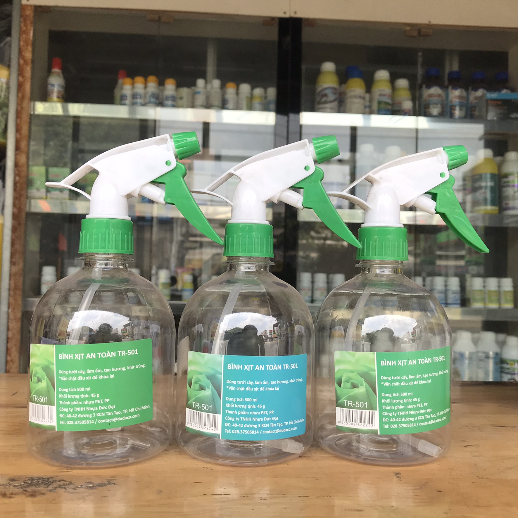 Bình xịt an toàn DUDUCO TR-501 (bình 500ml)