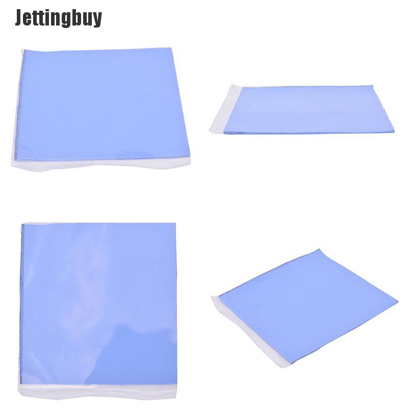 Jettingbuy Bộ Tản Nhiệt CPU Wletr Pop Blue GPU Làm Mát Dẫn Nhiệt Đệm Silicone 100 Mm X 100 Mm X 1.5 Mm