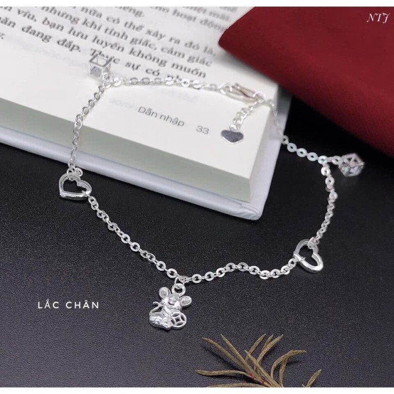 Lắc Chân Treo Hình Chuột Ngộ Nghĩnh - TRANG SỨC BẠC TNJ CAM KẾT HÀNG CHUẨN ẢNH, CHẤT LƯỢNG TỐT, PHỤC VỤ TẬN TÌNH, CHU ĐÁO
