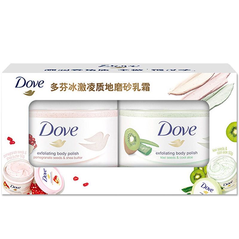 Tẩy da chết body DOVE hũ 50g phiên bản nội địa Trung cao cấp