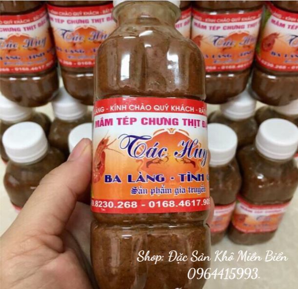 Mắm tép Ba Làng-Đặc sản Thanh Hóa ( 1 lít)