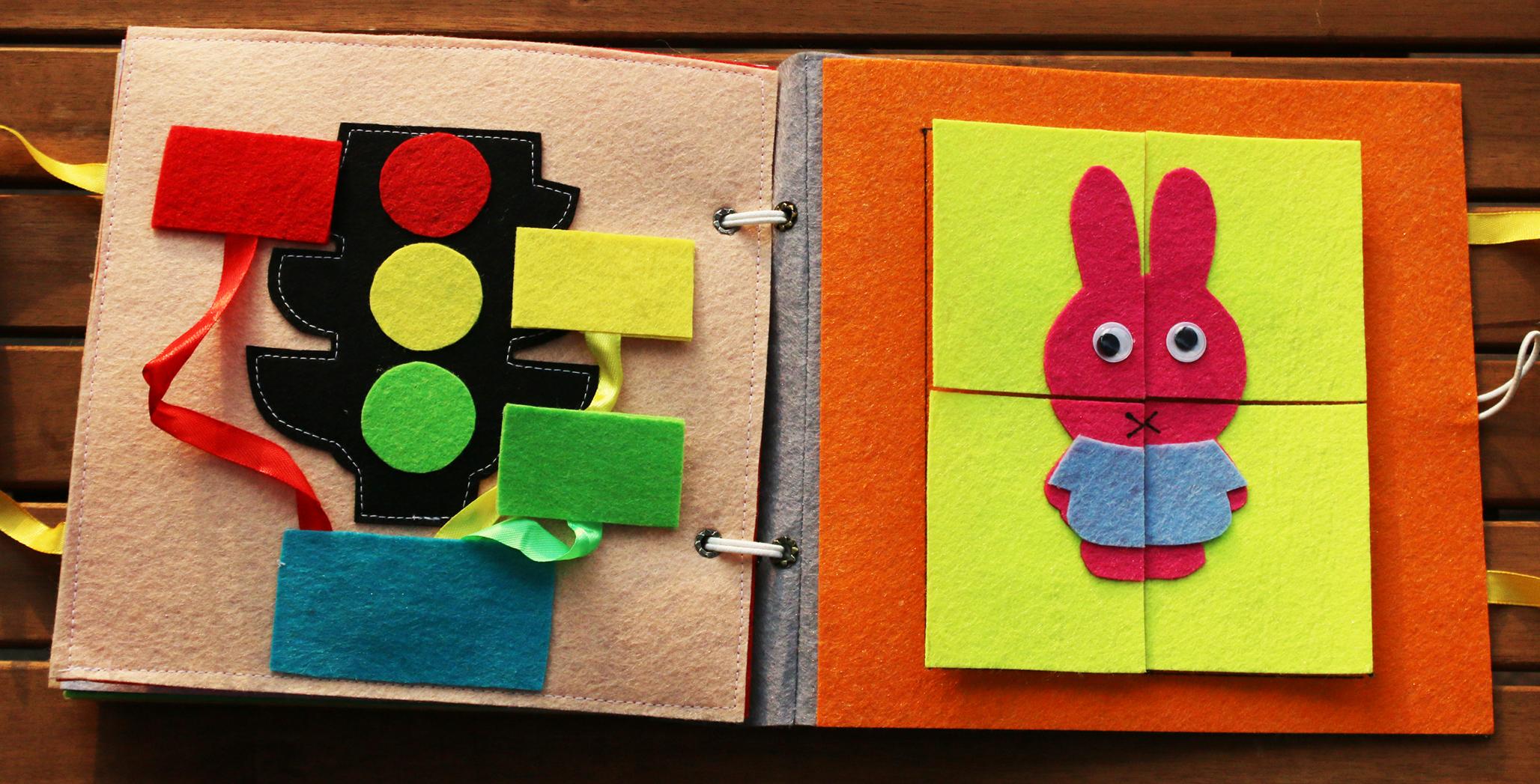 Sách vải Quiet Book cho bé / Sunny Book