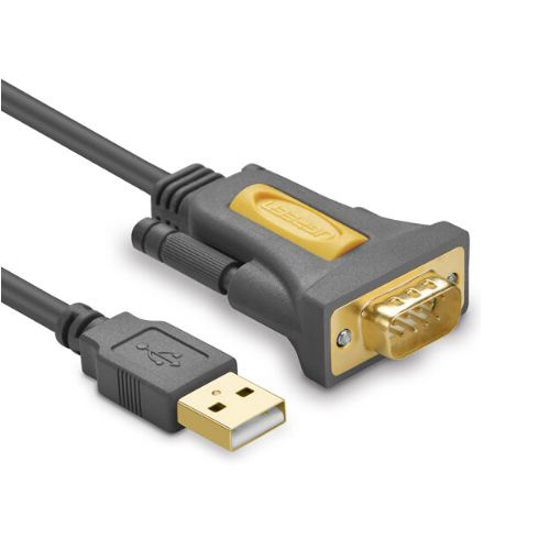 Cáp usb to com rs232 dài 1m có chip ugreen 20210