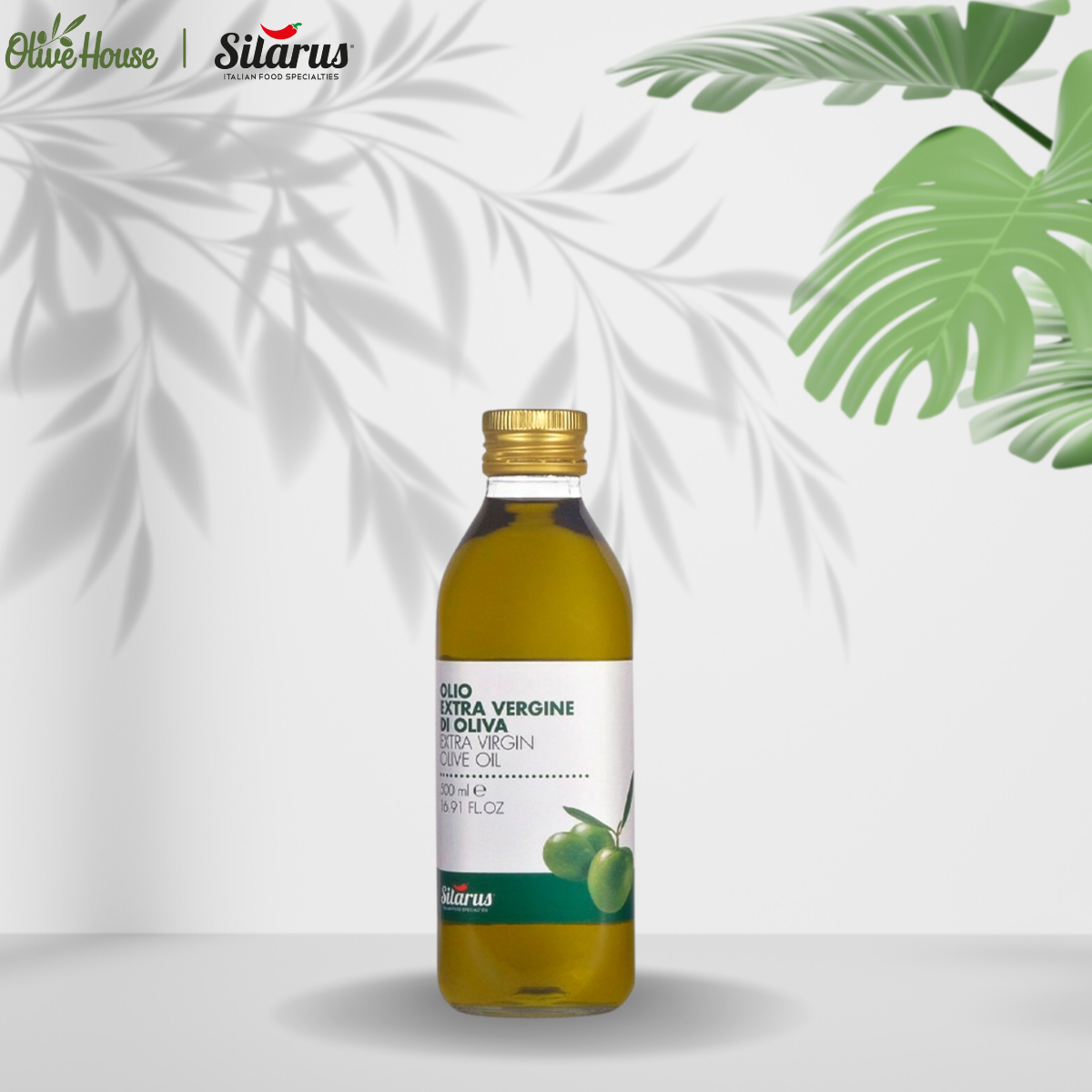 Dầu Olive Nguyên chất Silarus (Extra Virgin) 500ml