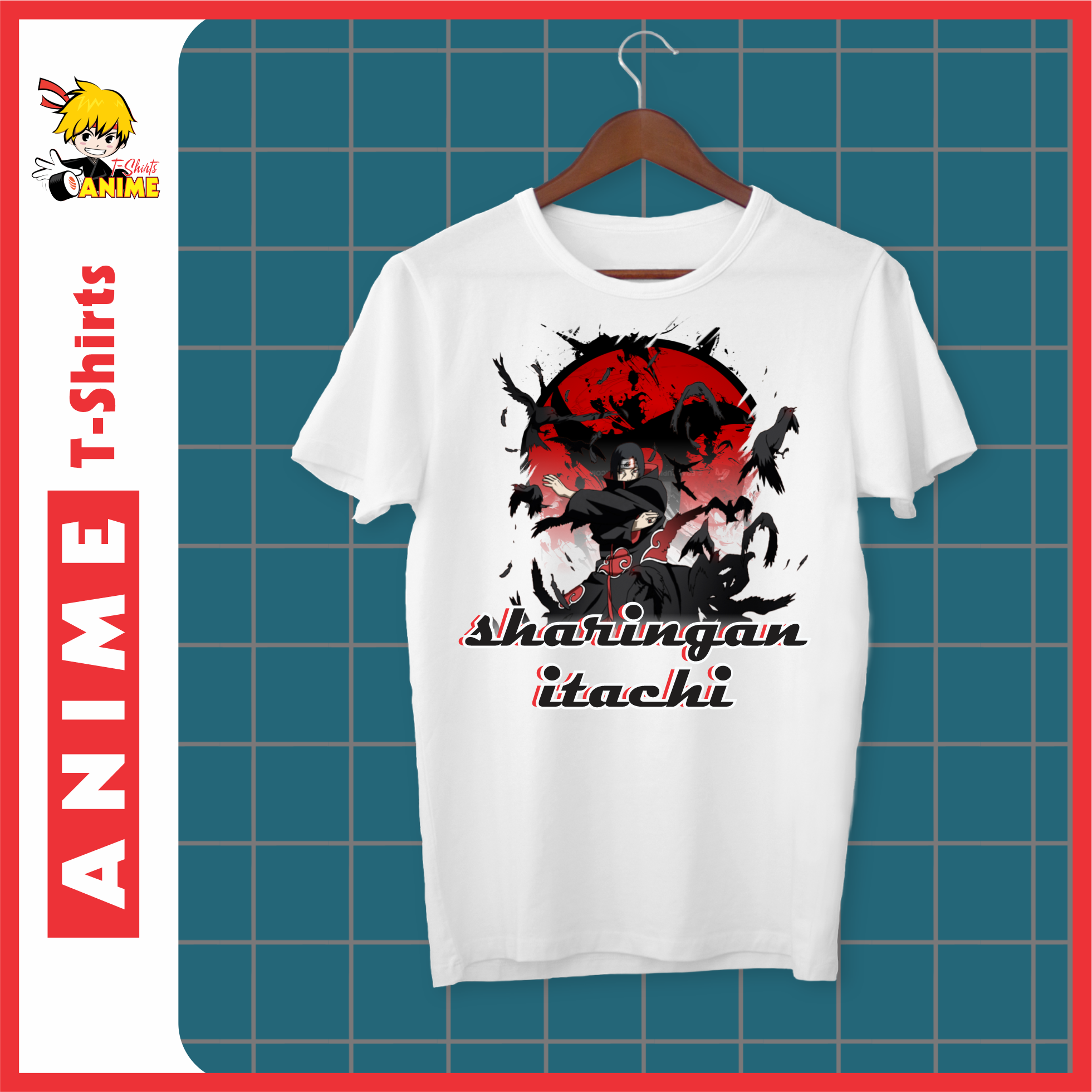 Áo thun ảo thuật Itachi - Nam nữ chung form