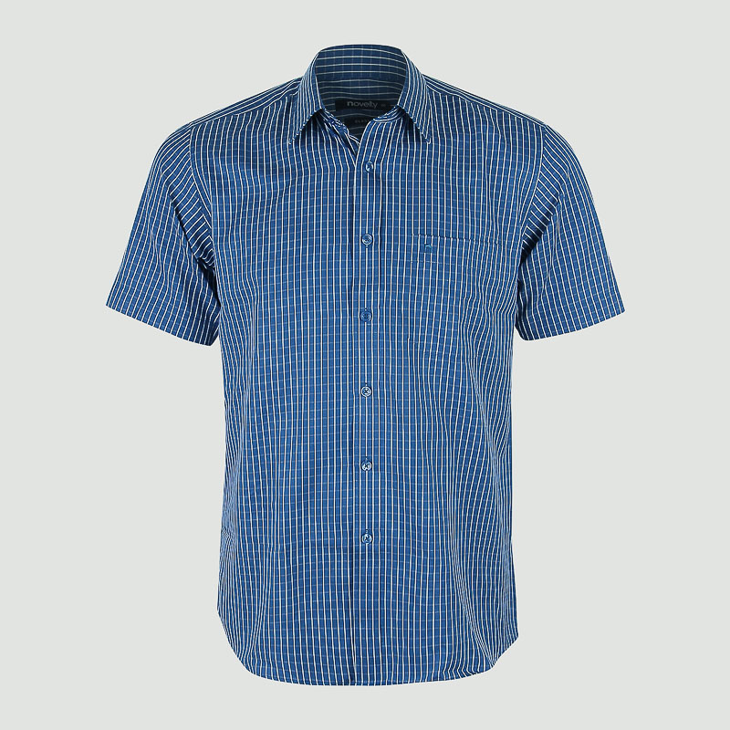 Áo Sơ mi nam Novelty ngắn tay caro nhỏ NSMMCNMTCC190429N